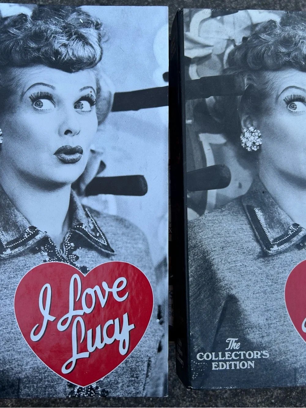 I Love Lucy: The Collector's Edition vintage VHS tapes featuring Lucille Ball on